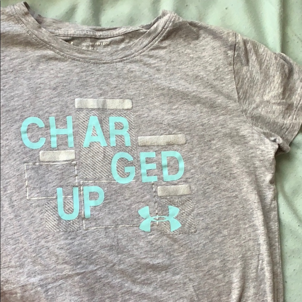 Under Armor Charged Up Tagless Workout T
